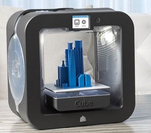 Cube Printer from 3D Systems Review - Picture Of Cube Printer 300x265